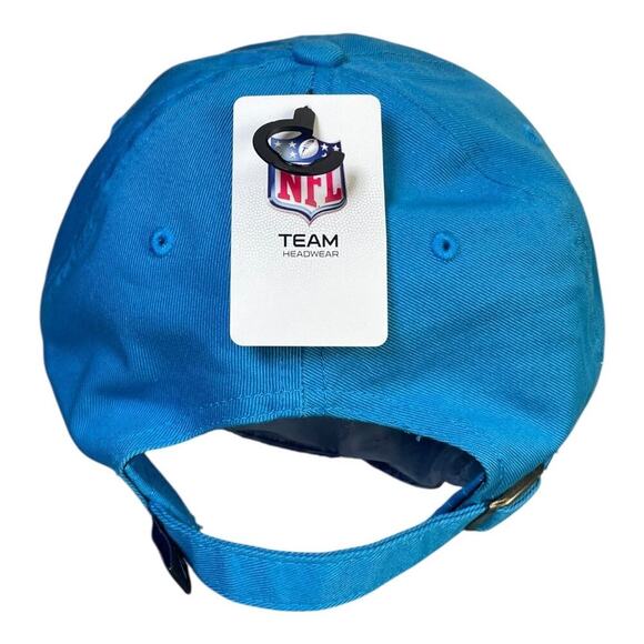 NWT NFL Apparel Carolina Panthers Football Adjustable Blue Hat OSFA - Picture 5 of 7